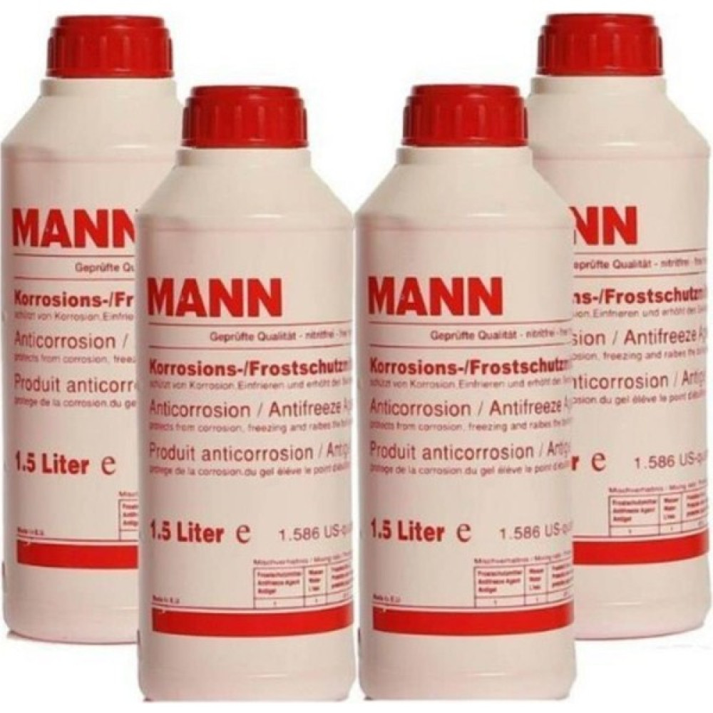 Mann Organik Kırmızı Antifriz 1.5LT(4ADET 1.5lt ) Antifriz 1.5LT(4ADET 1.5lt Antifiriz Fiyatı