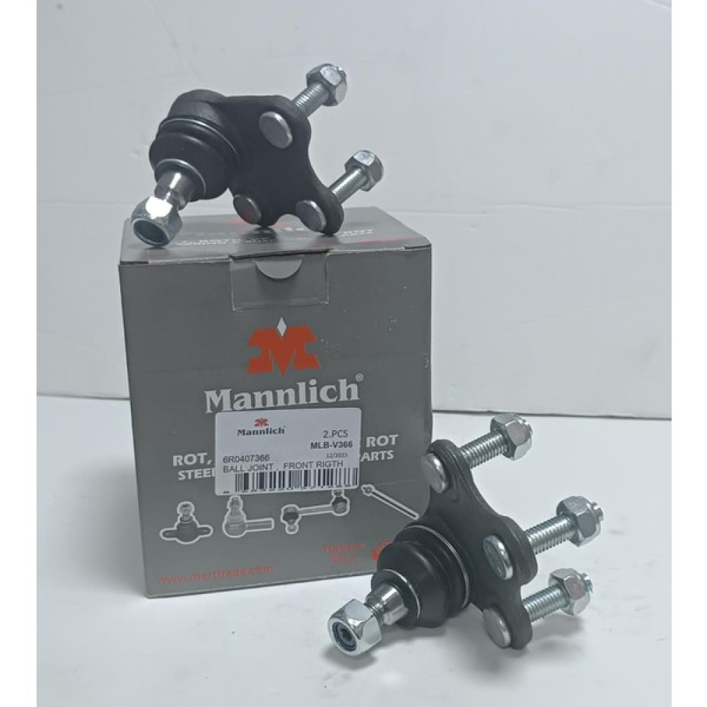 Mannlich MLB-V366 6R0407366 Vw Polo (2009-17)/SKODA Rapıd (2012-)/AUDI A1(2010-18) Ön Rotil Sağ - Ağırlık: 0.576 kg Toplam Uzunluk: 100 mm Genişlik: 89 mm Yükseklik: 93 mm Aşık Metrik: M12 x 1,5 Oto Boyaları Fiyatı