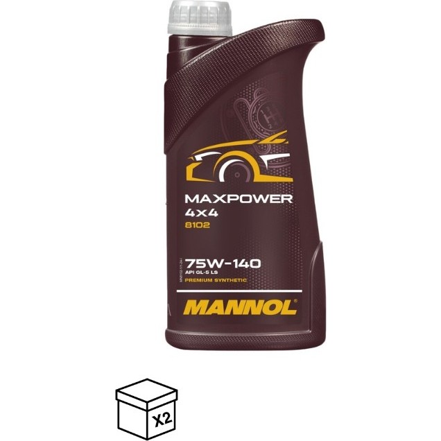 Mannol MN8102-1 Maxpower 75W-140 Gl-5 1 L 2ADET Diğer Fiyatı