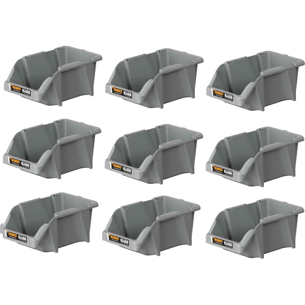 Mano Plastik Avadanlık Parça Kutusu 9 Parça Gri 265X420X177 mm SSD / Solid State Drive Fiyatı