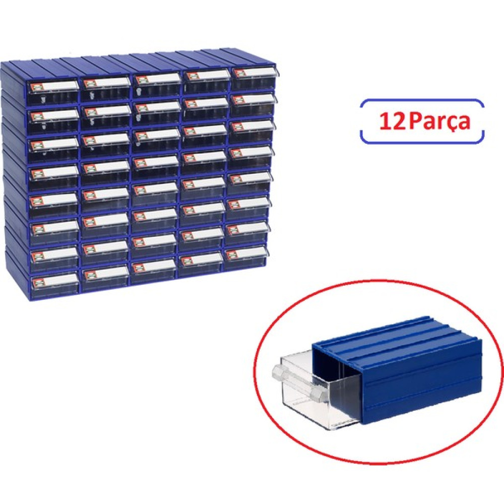 Mano Plastik Çekmeceli Parça Kutusu 12 Parça 175X230X110 mm Alet Çantası & Dolabı Fiyatı