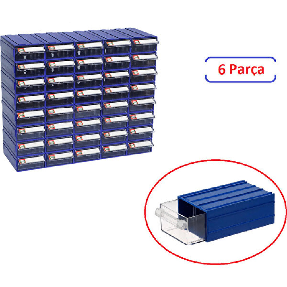 Mano Plastik Çekmeceli Parça Kutusu 6 Parça 140X230X95 mm Alet Çantası & Dolabı Fiyatı