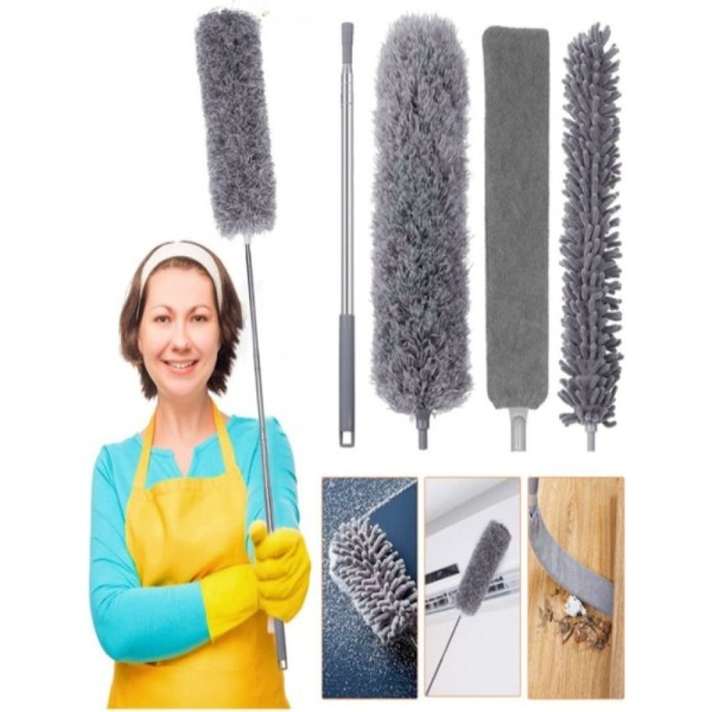 Manosta Missclean Mikrofiber Manyetik Anti-Statik Bükülebilen Toz Alma 3 Lü Full Set Uzayabilen Saplı - Gri Temizlik Malzemeleri Fiyatı