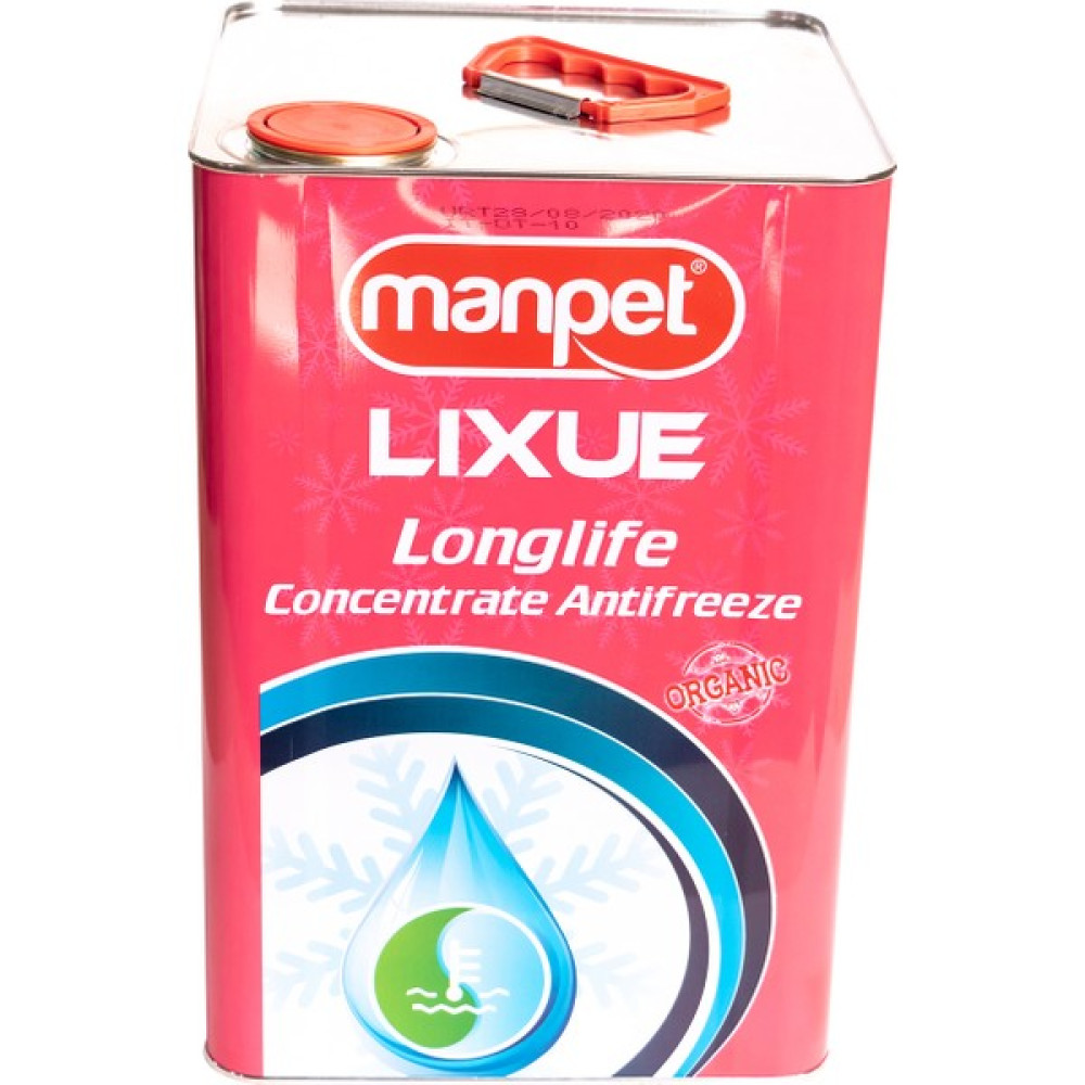 Manpet Lixue Organik Antifriz - 15 kg - Kırmızı Organik Konsantre Antifriz Antifiriz Fiyatı