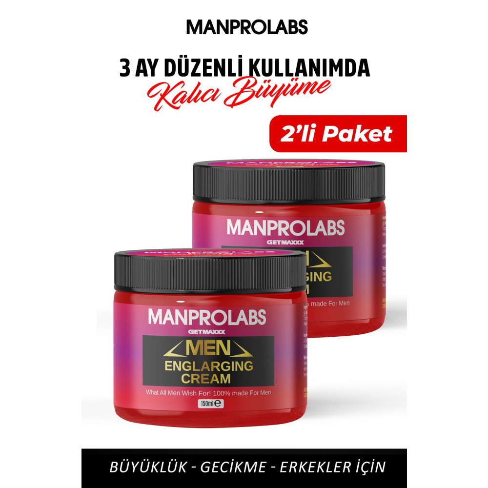 Manprolabs Xxxl Bıg Sıze 150ml Krem Penı.s Büyütücü2 Kalınlaştırıcı2 Sertleştirici2 2kt Prls2li Kayganlaştırıcı Jel Fiyatı