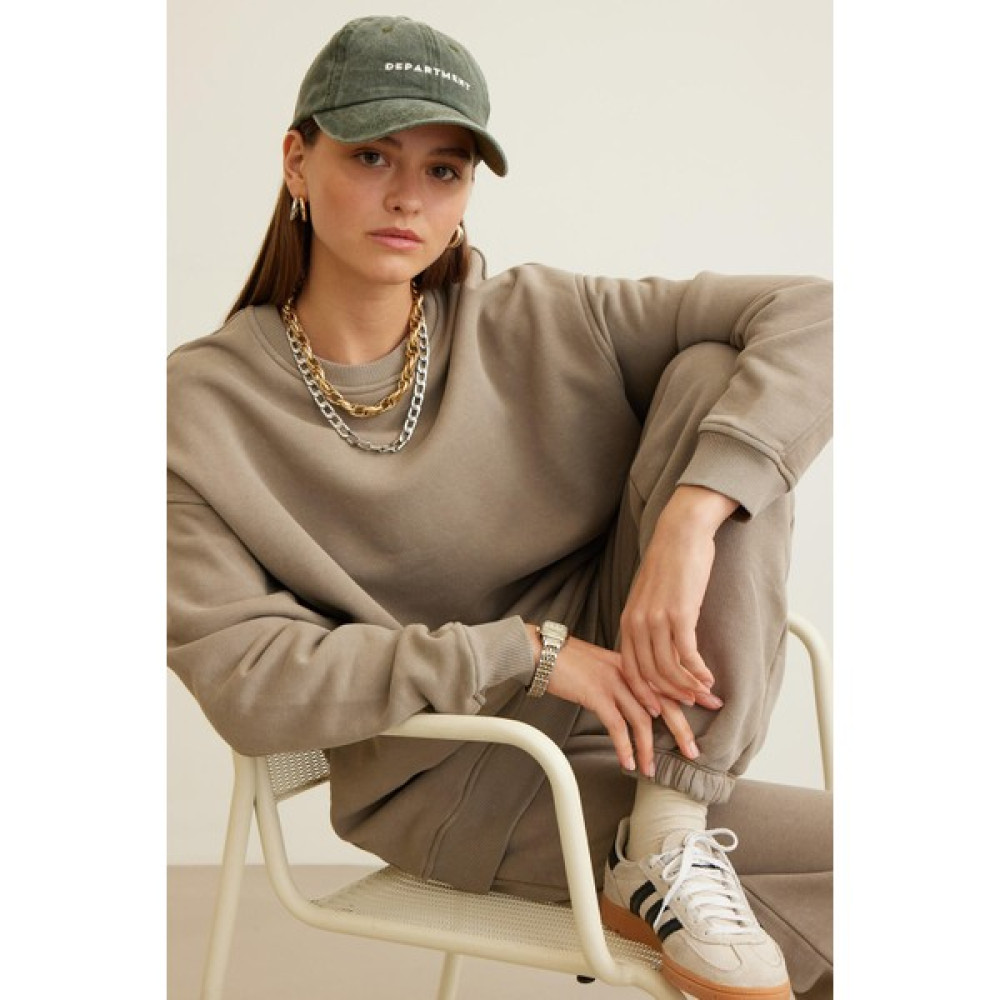 Manuka Premıum Sweatshırt Vizon Bayan Sweatshirt Fiyatı