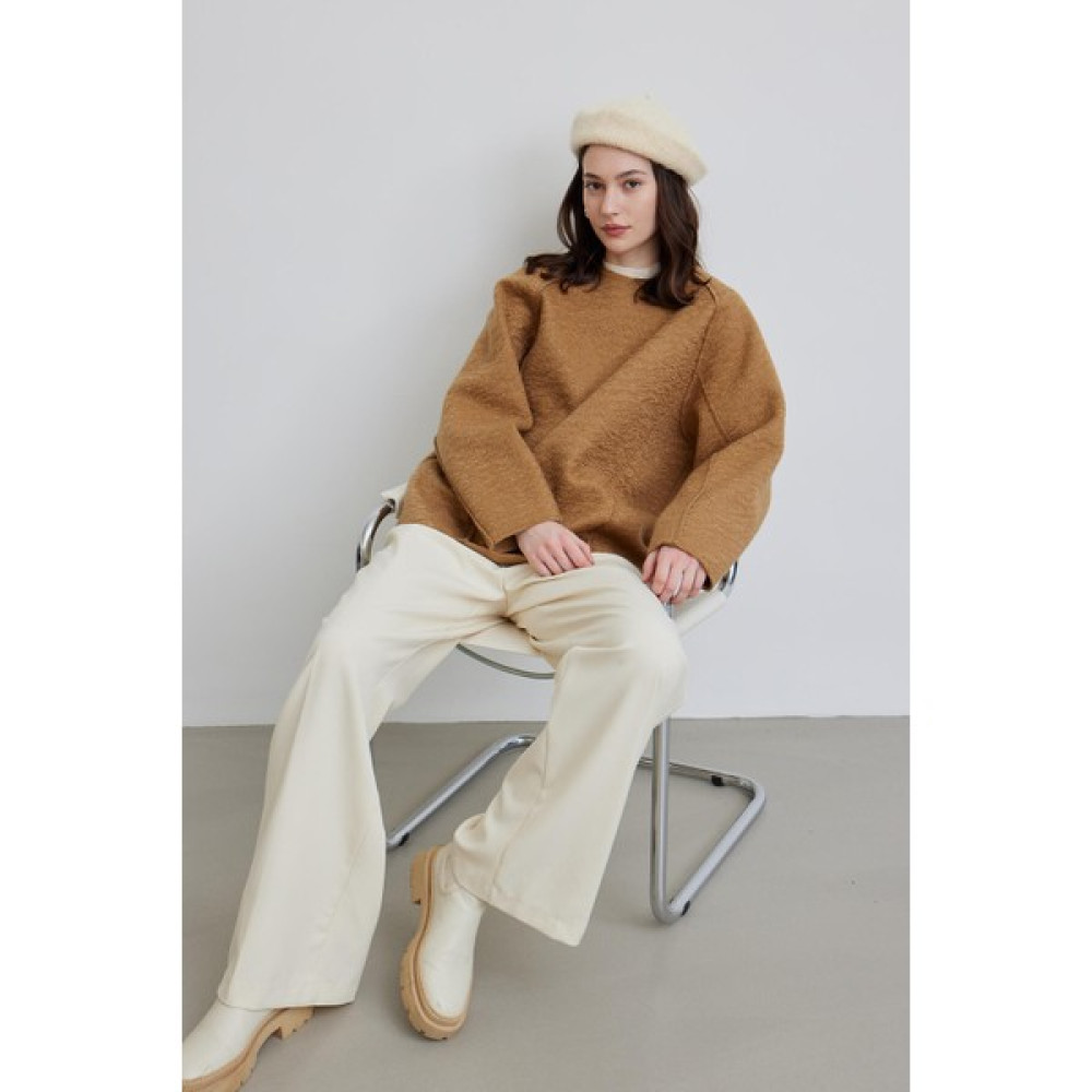 Manuka Tilda Kaşe Sweatshirt Camel Bayan Sweatshirt Fiyatı