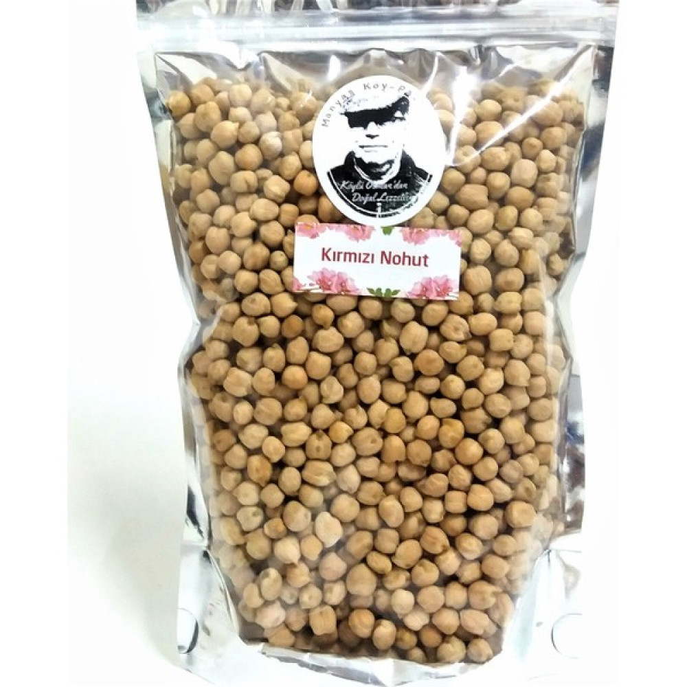 Manyas Köy Pazarı Doğal Yerli Ata Tohum Kırmızı Nohut 500 gr Paket Diğer Fiyatı