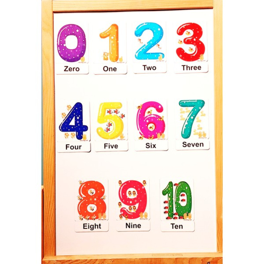 Manyetik Ingilizce Kelime Kartları Sayılar-Numbers Yabancı Dil Kartları Fiyatı
