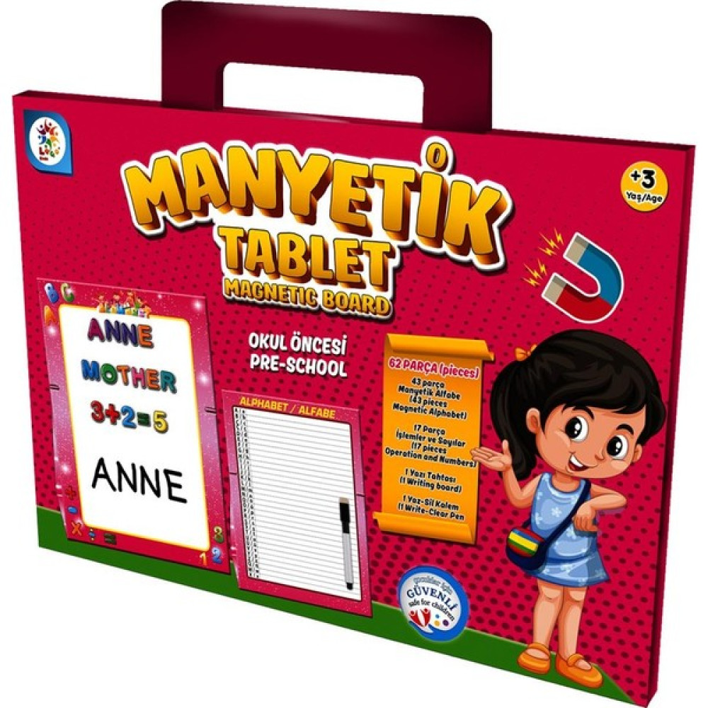 Manyetik Tablet Yazı Tahtası - Kız Eğitici Oyuncak Fiyatı