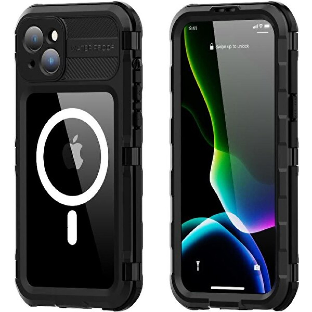 Manyi Mall Iphone 15 Için Kılıf Artı Su Geçirmez Dahili Ekran Koruyucu IP68 Tam (Yurt Dışından) - Siyah Cep Telefonu Kılıfı Fiyatı