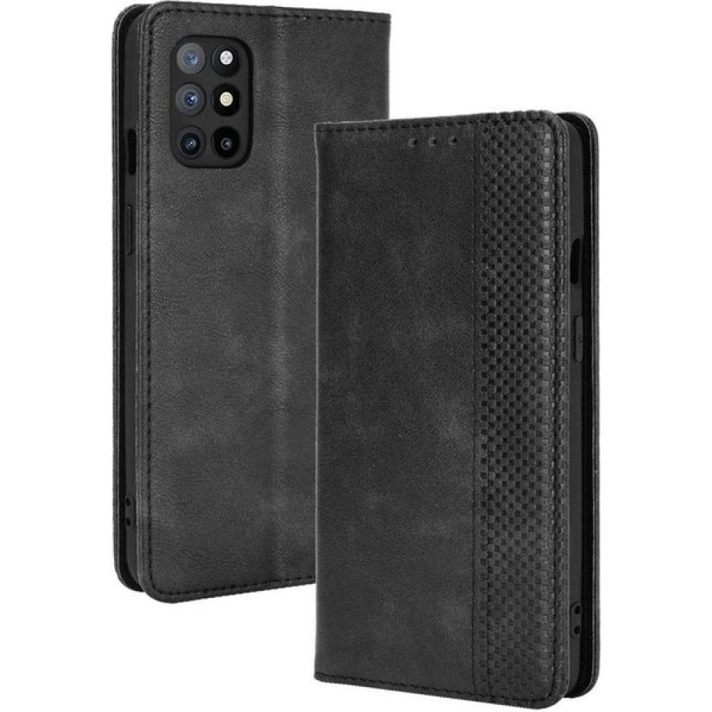 Manyi Mall Oneplus 8t 5g Manyetik Kapatma Pu Deri Cüzdan Için Kılıf (Yurt Dışından) - Siyah Cep Telefonu Kılıfı Fiyatı