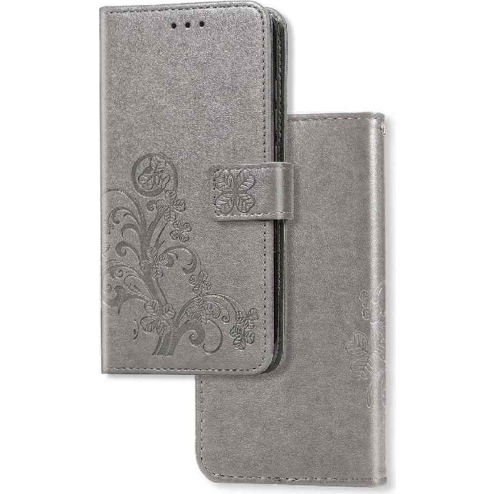 Manyi Mall Samsung Galaxy A71 5g Zarif Iş Dört Yapraklı Yonca Flip Case (Yurt Dışından) - Gri Cep Telefonu Kılıfı Fiyatı