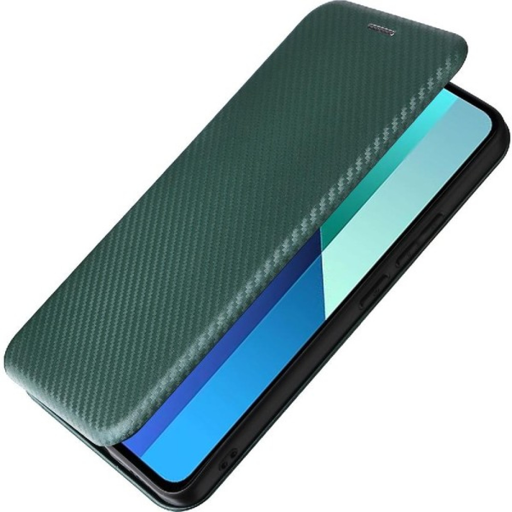 Manyi Mall Xiaomi Redmi Için Not 13 4g Manyetik Karbon Fiber Kart Ekleme (Yurt Dışından) - Yeşil - Redmi Note 13 Cep Telefonu Kılıfı Fiyatı