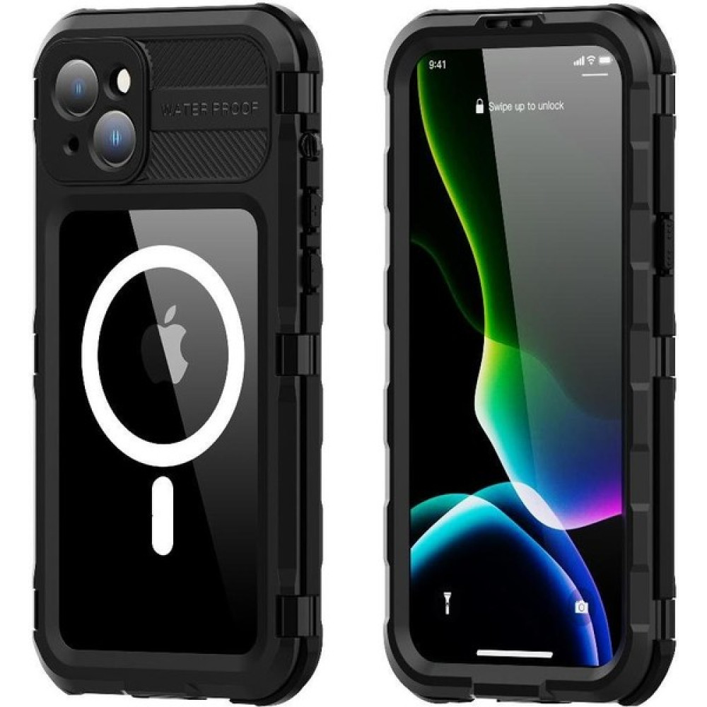Manyi Market Iphone 15 Için Kılıf Artı Su Geçirmez Dahili Ekran Koruyucu IP68 Tam (Yurt Dışından) - Siyah - iPhone 15 Plus Cep Telefonu Kılıfı Fiyatı