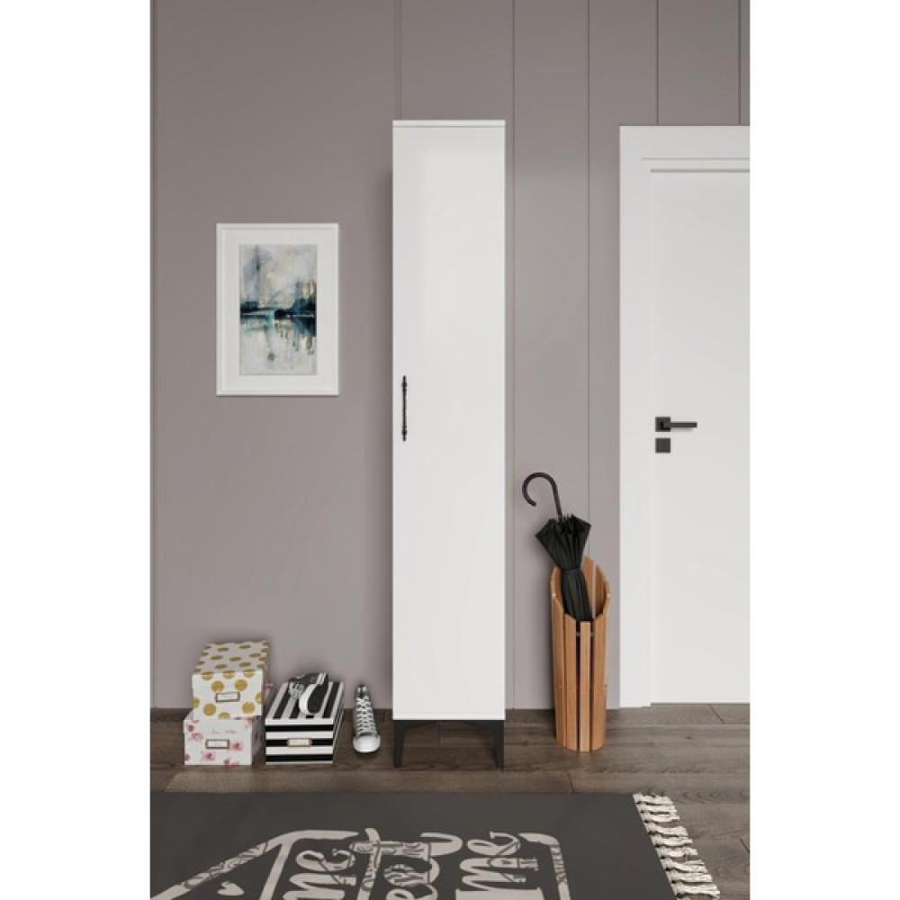 Mapa Home Living Plain Metal Ayak Metal Kulp PLA1200 Ayakkabılık Mutfak Dolabı Banyo Dolabı Balkon Dolabı Kiler Dolabı Çok Amaçlı Dolap Beyaz Ayakkabılık Fiyatı