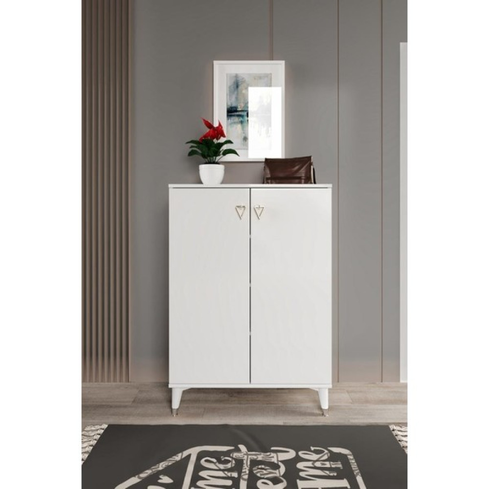 Mapa Home Living Simple Ayakkabılık Çok Amaçlı Dolap Mutfak Kiler Balkon Beyaz Gümüş Gardrop & Dolap Fiyatı