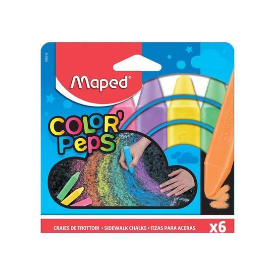 Maped 6 Renk Dış Mekan Yer Tebeşiri