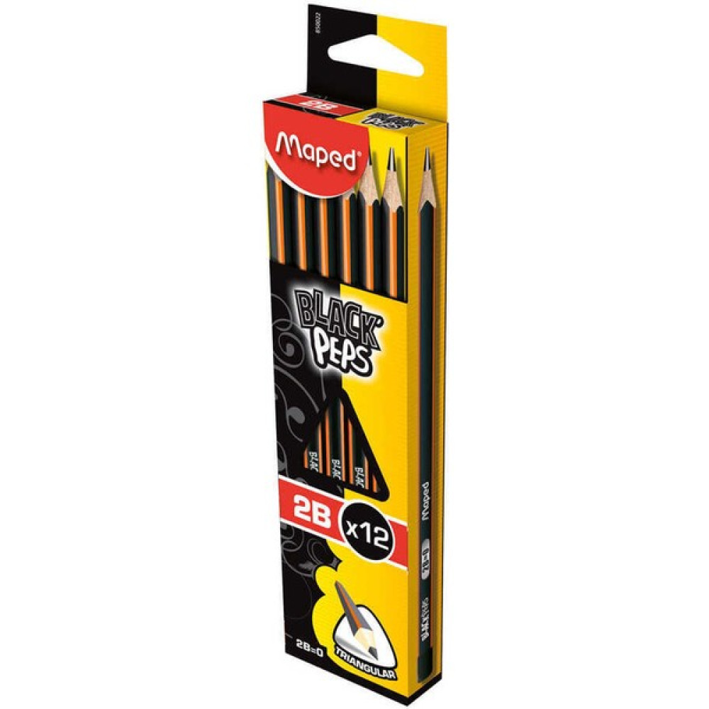 Maped Black Pep's 2b 12'li Kurşun (Ahşap) Kalem Fiyatı