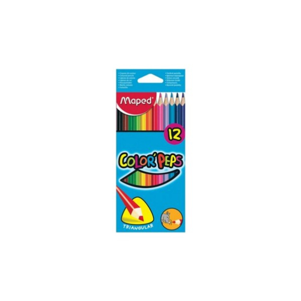Maped Color Peps Kuru Boya 12 Renk Karton Kutu Oto Boyaları Fiyatı