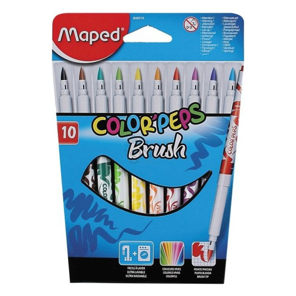 Maped Fırça Uçlu Keçeli 10 Lu 848010 Keçe Uçlu Kalem Fiyatı