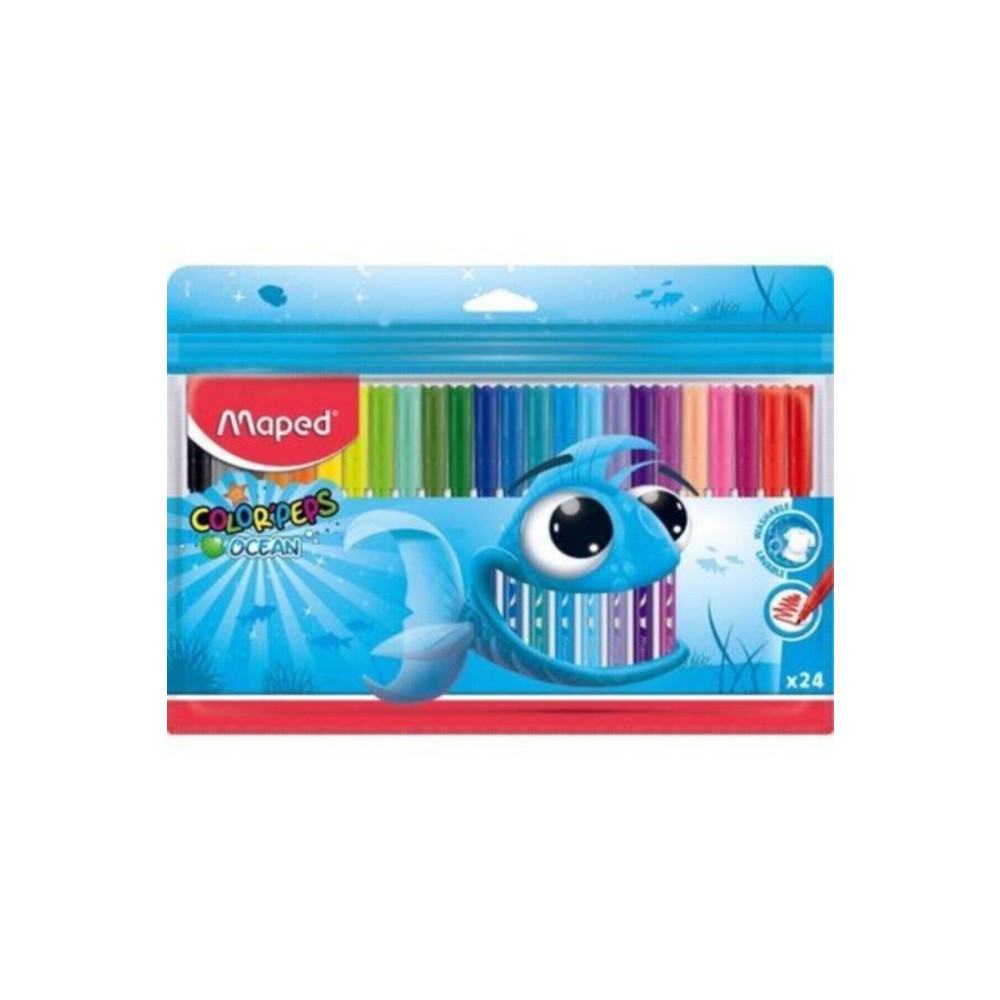 Maped Keçeli Boya Kalemi Peps Ocean 24 Renk 845722 Keçe Uçlu Kalem Fiyatı
