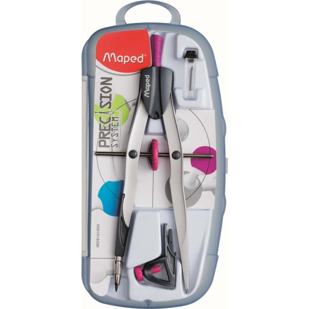 Maped Pergel Seti System Hassas 3Lü 291010 - Fuşya Pergel Fiyatı