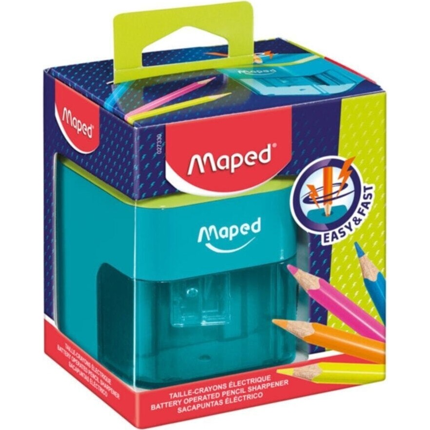 Maped Turbo Twist Tek Delikli Pilli Kalemtraş Hızlı ve Kullanımı Kolay 2.0 3154140273309 Kalem & Yazı Gereçleri Fiyatı