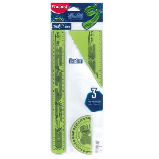 Maped Twist'N Flex 30 cm Esnek Cetvel Seti