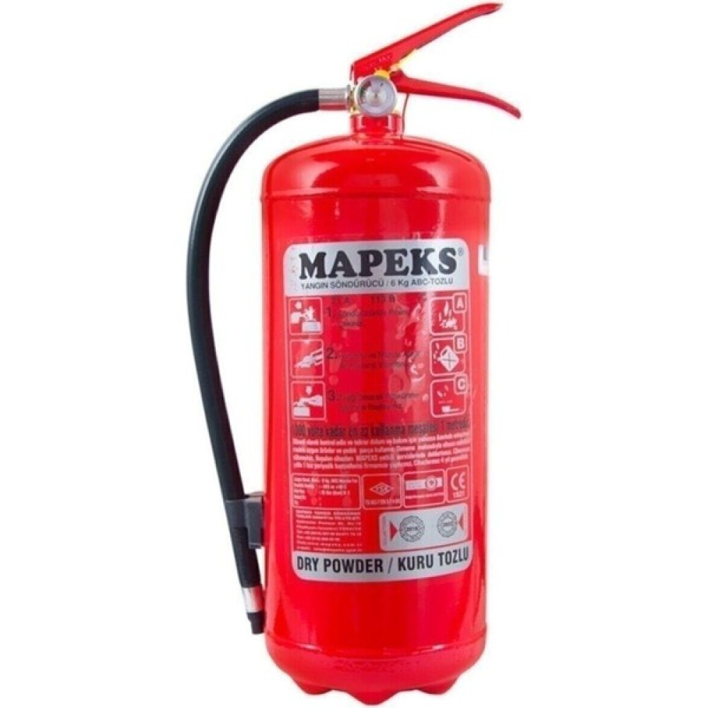 Mapeks 6 kg Tozlu Yangın Söndürme Tüpü Trafik Malzemeleri Fiyatı