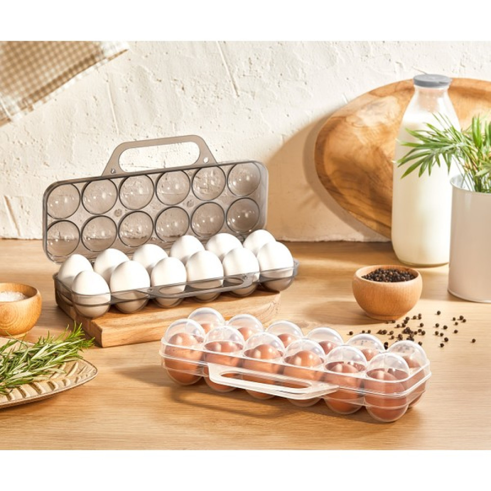 Mapple Home 12 Bölmeli Konteyner Yumurta Taşınabilir Yumurta Taşıma Çantası Yumurta Kutusu Yumurta Depolama - Antrasit Oto Boyaları Fiyatı