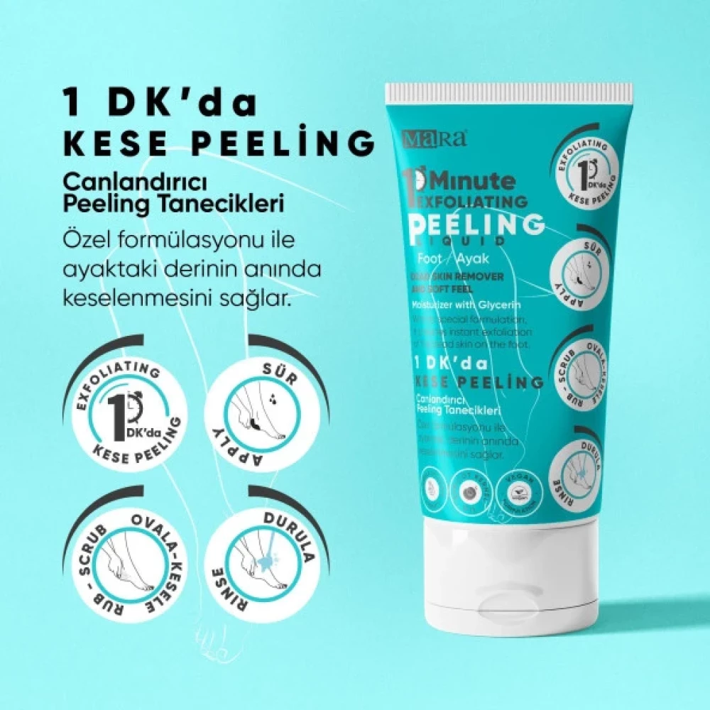Mara Ayak Kese Peeling 1 Dk 150 Gr Çatlak Önleyici ve Gidericiler Fiyatı
