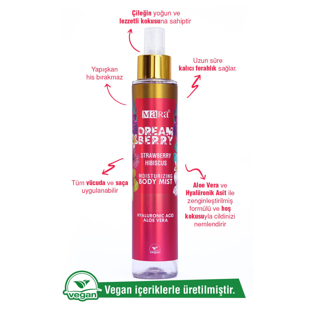 Mara Dreamberry Aloe Vera Ve Hyalüronik Asit Içeren Vücut Spreyi 150 ml Deodorantlar Fiyatı