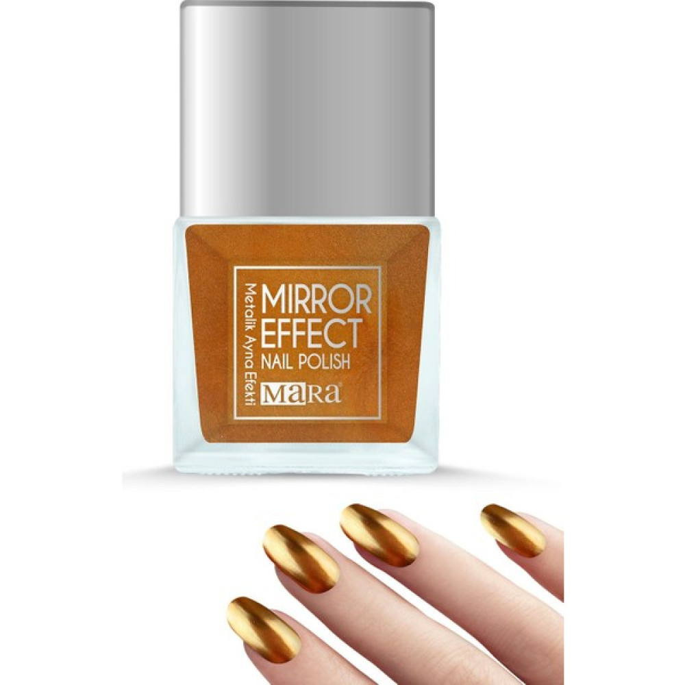 Mara Metalik Ayna Efektli Oje Balköpüğü 15ML - Brown Oje Fiyatı