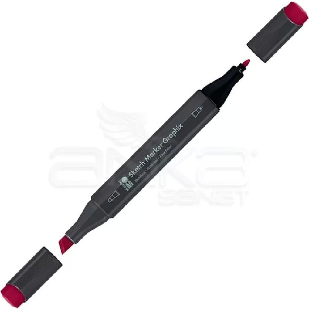 Marabu Graphix Sketch Marker Çift Uçlu Kalem 912 Alizarin Red Oto Boyaları Fiyatı