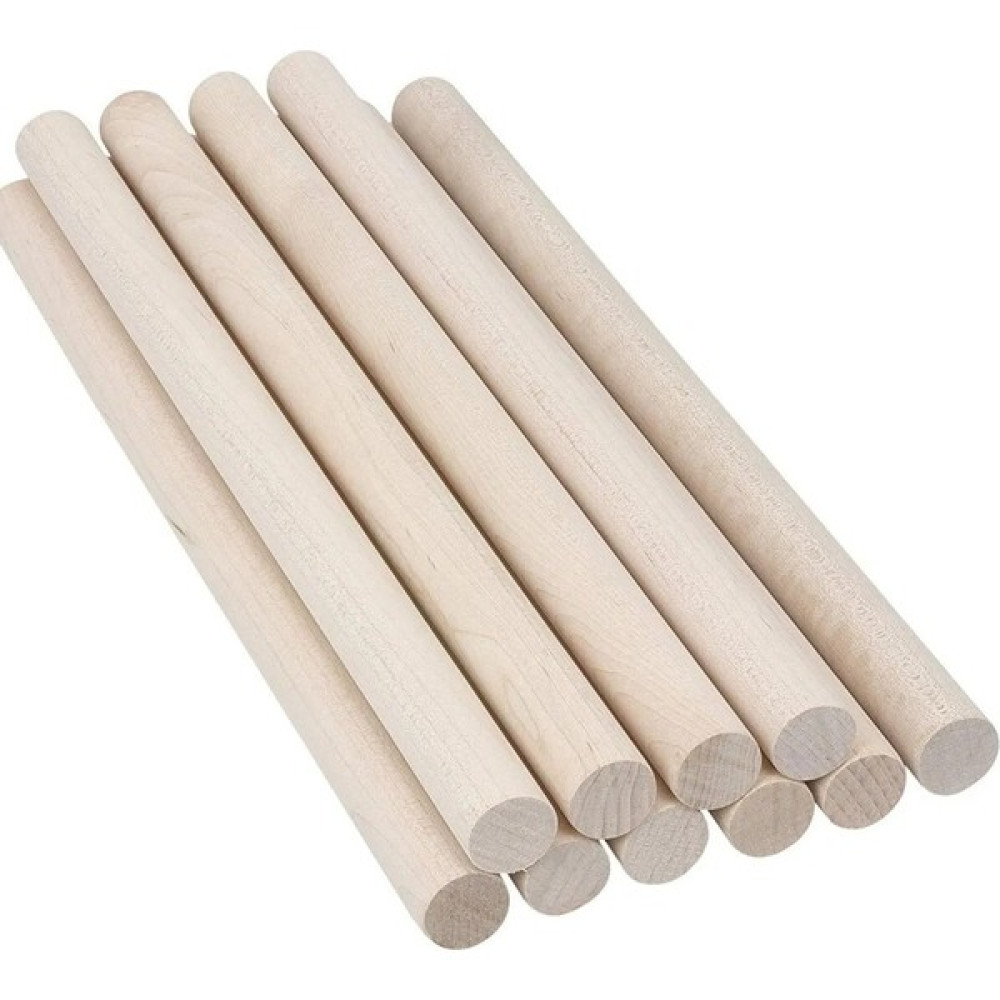 Marangozi 15MM (1,5cm) 5 Adet 24CM Yuvarlak Ahşap Çubuk, Makrome Çıta Sopa Sanatsal Malzemeler Fiyatı