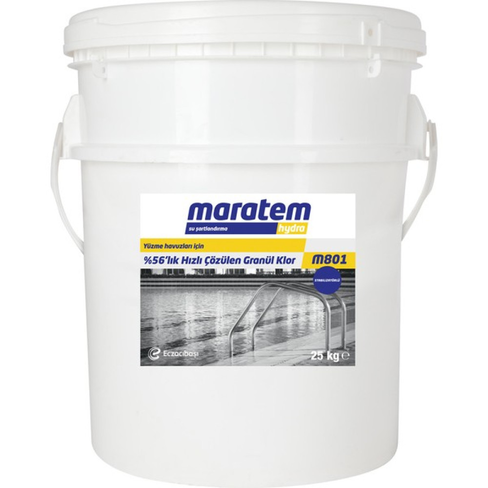 Maratem Eczacıbaşı - M801 %56'lık Granül Toz Klor 25KG Bahçe Malzemeleri Fiyatı