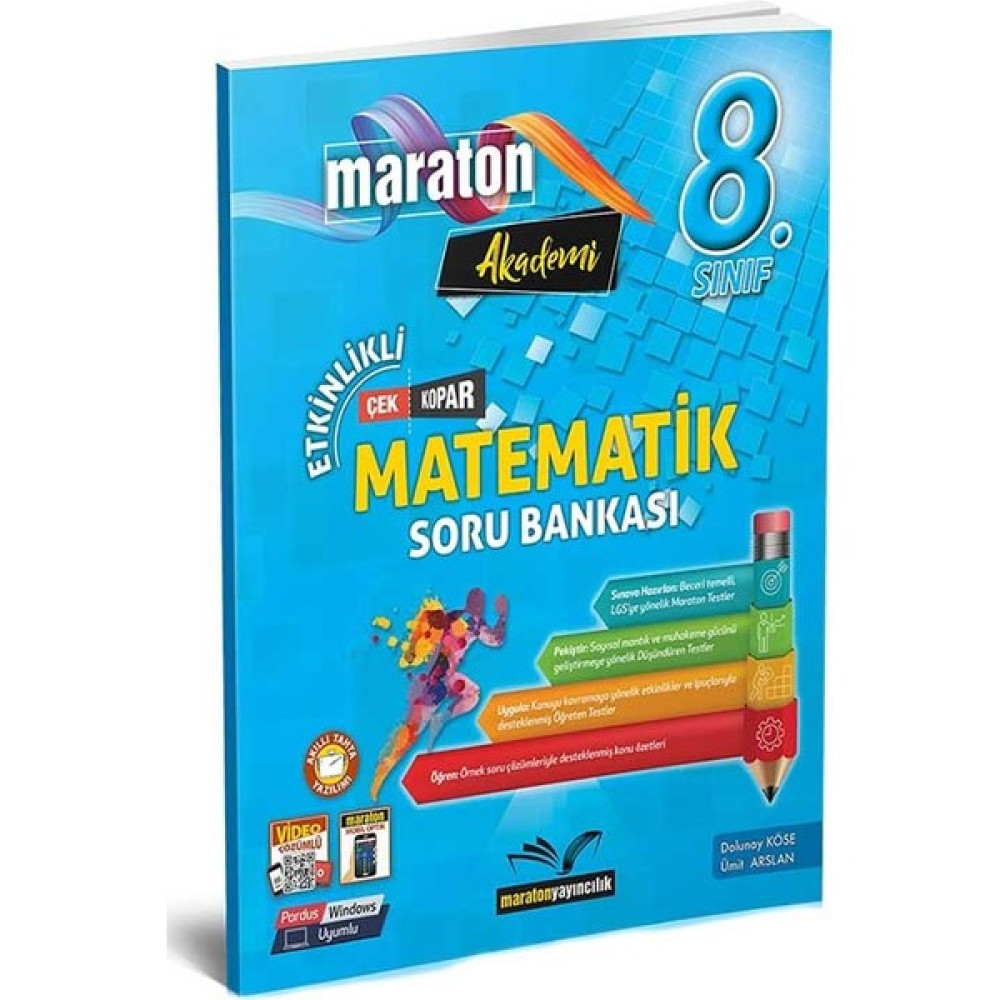 Maraton 8. Sınıf Matematik Konu Özetli Soru Bankası Kaynak Kitapları Fiyatı