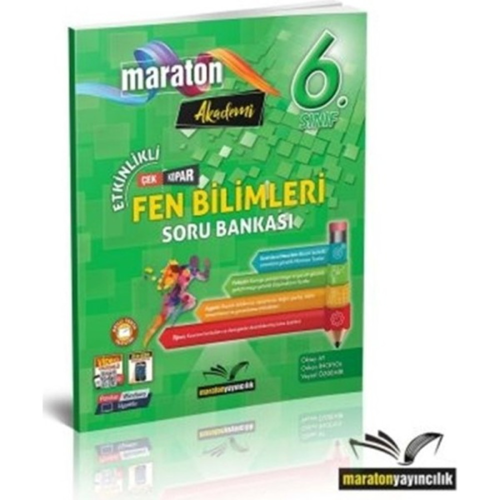 Maraton Yayıncılık 6. Sınıf Etkinlik Fen Bilimleri Soru Bankası Kaynak Kitapları Fiyatı