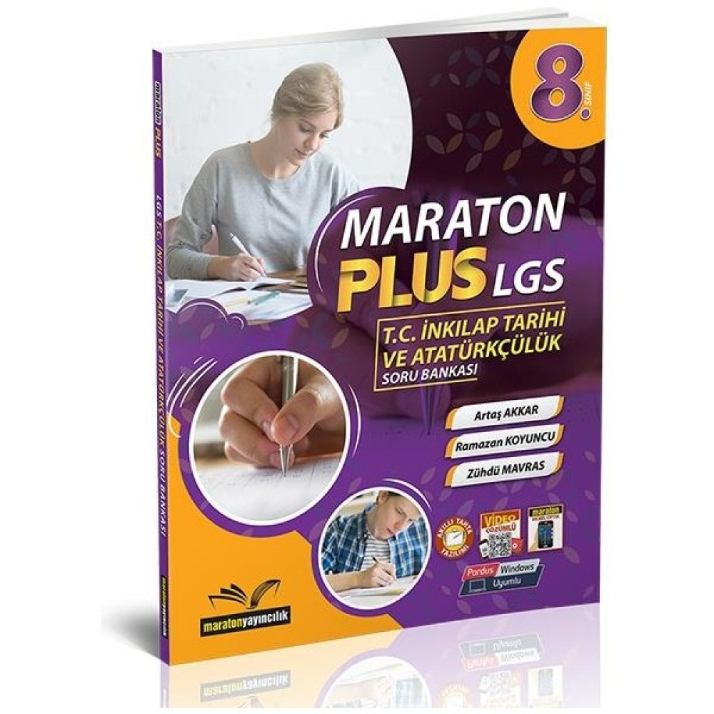 Maraton Yayıncılık 8. Sınıf T.C. İnkılap Tarihi ve Atatürkçülük Plus LGS Soru Bankası Ders Sınav Kitapları Fiyatı