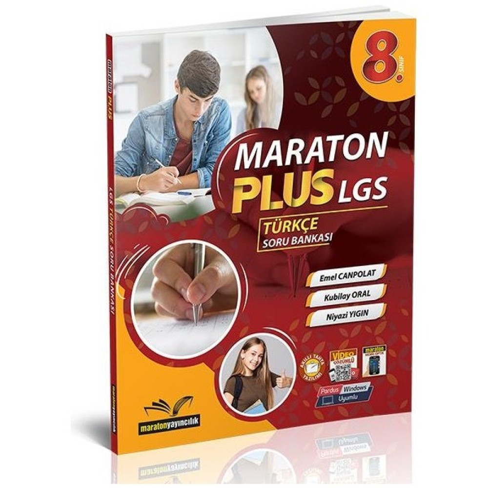Maraton Yayıncılık 8. Sınıf Türkçe Plus LGS Soru Bankası Ders Sınav Kitapları Fiyatı
