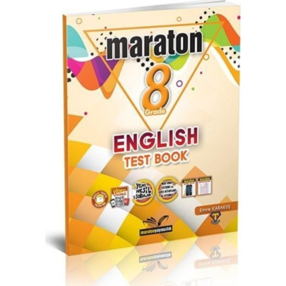 Maraton Yayıncılık Grade 8 English Test Book Yabancı Dil Kitapları Fiyatı
