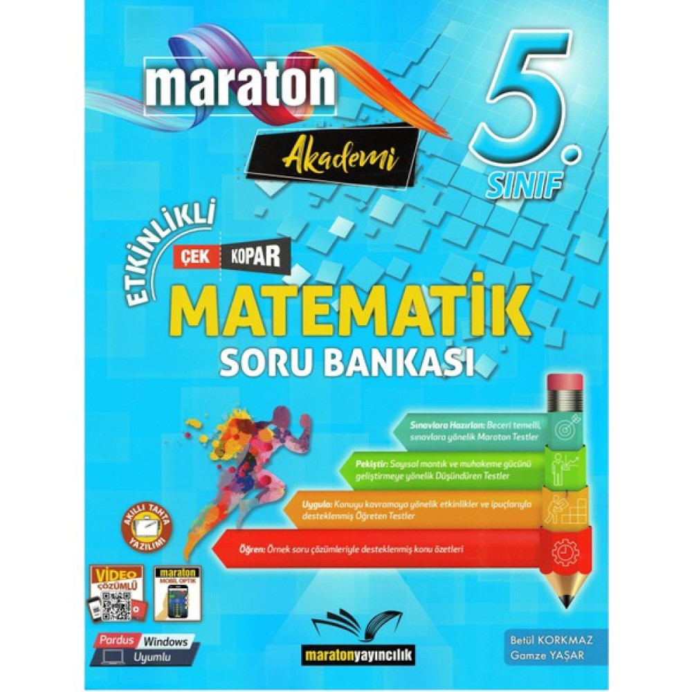 Maraton Yayıncılık Maraton 5.sınıf Etkinlikli Matematik Soru Bankası Kaynak Kitapları Fiyatı