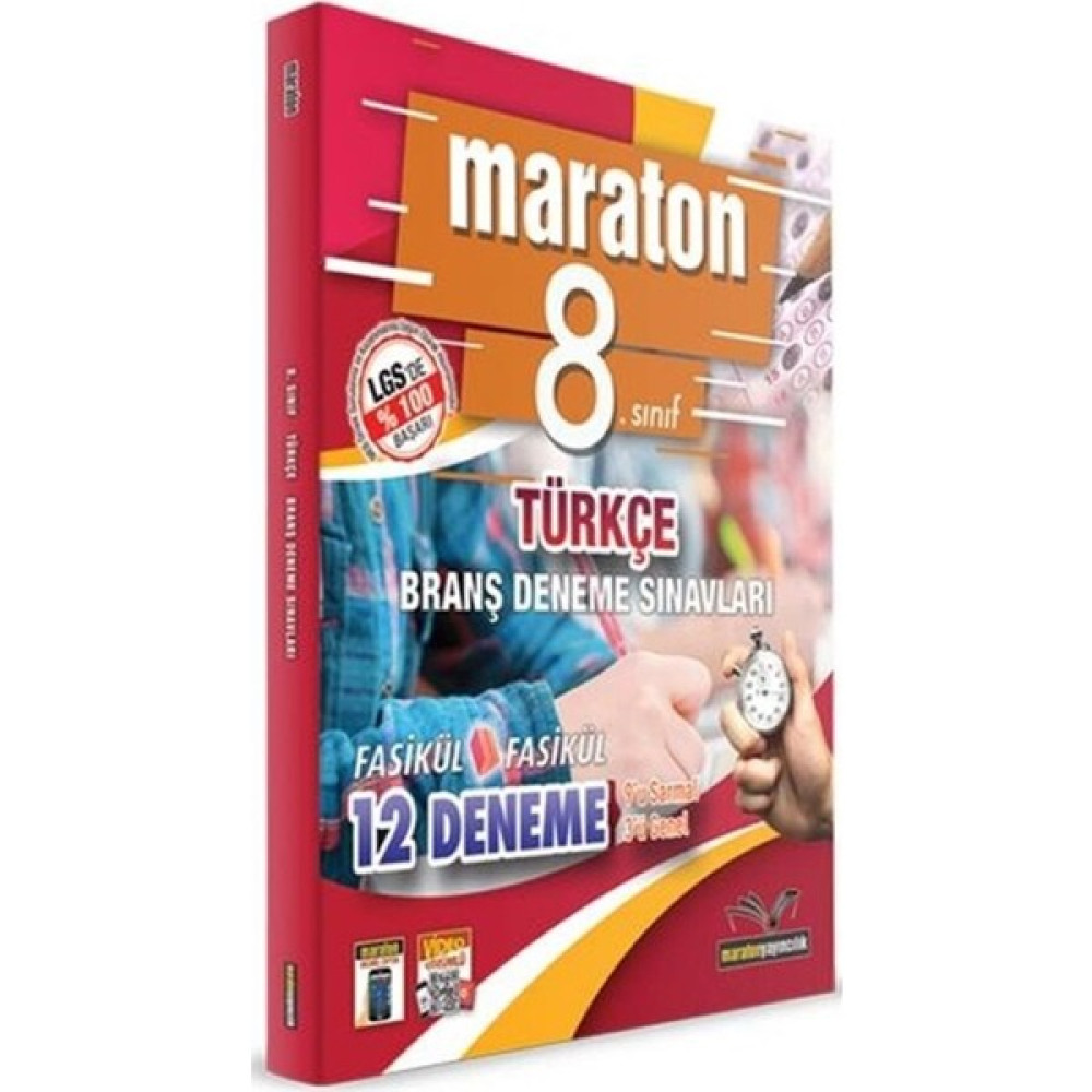 Maraton Yayıncılık Maraton 8.sınıf Türkçe Branş Deneme Sınavı Kaynak Kitapları Fiyatı