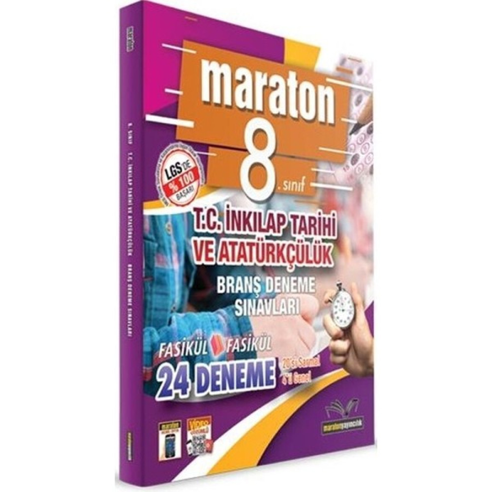 Maraton Yayıncılık Maraton Yayınları 8. Sınıf T.c. Inkılap Tarihi ve Atatürkçülük Branş Deneme Kaynak Kitapları Fiyatı