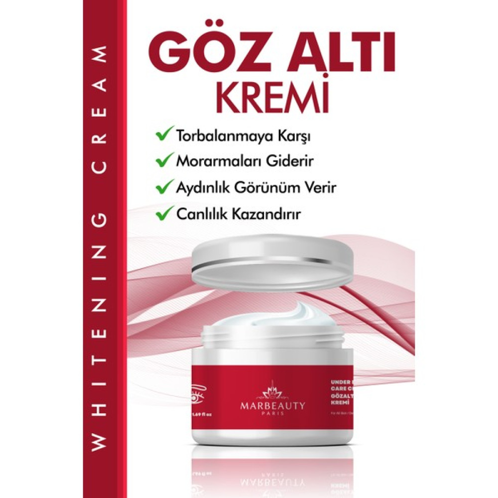 Marbeauty Göz Altı Torba ve Morluk Koyu Halka Karşıtı Yoğun Nemlendirici Göz Çevresi Aydınlatıcı Krem 50 - boş Göz Kremi Fiyatı
