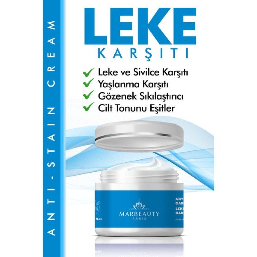 Marbeauty Leke Karşıtı Beyazlatıcı Siyah Noktalara Karşı Bakım Kremi 50 ml Leke Kremi Fiyatı