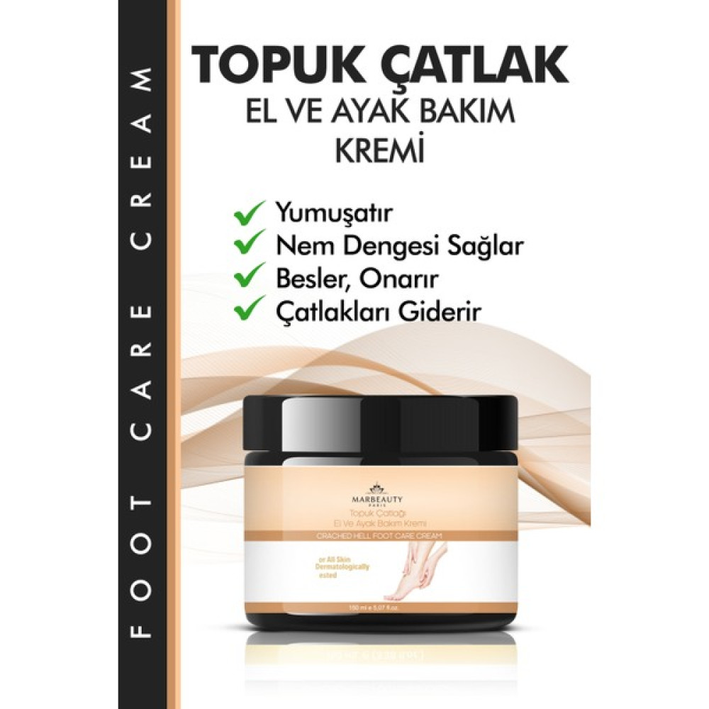 Marbeauty Topuk Çatlağı El ve Ayak Mucizevi Bakım Kremi - boş Ayak Bakımı Fiyatı