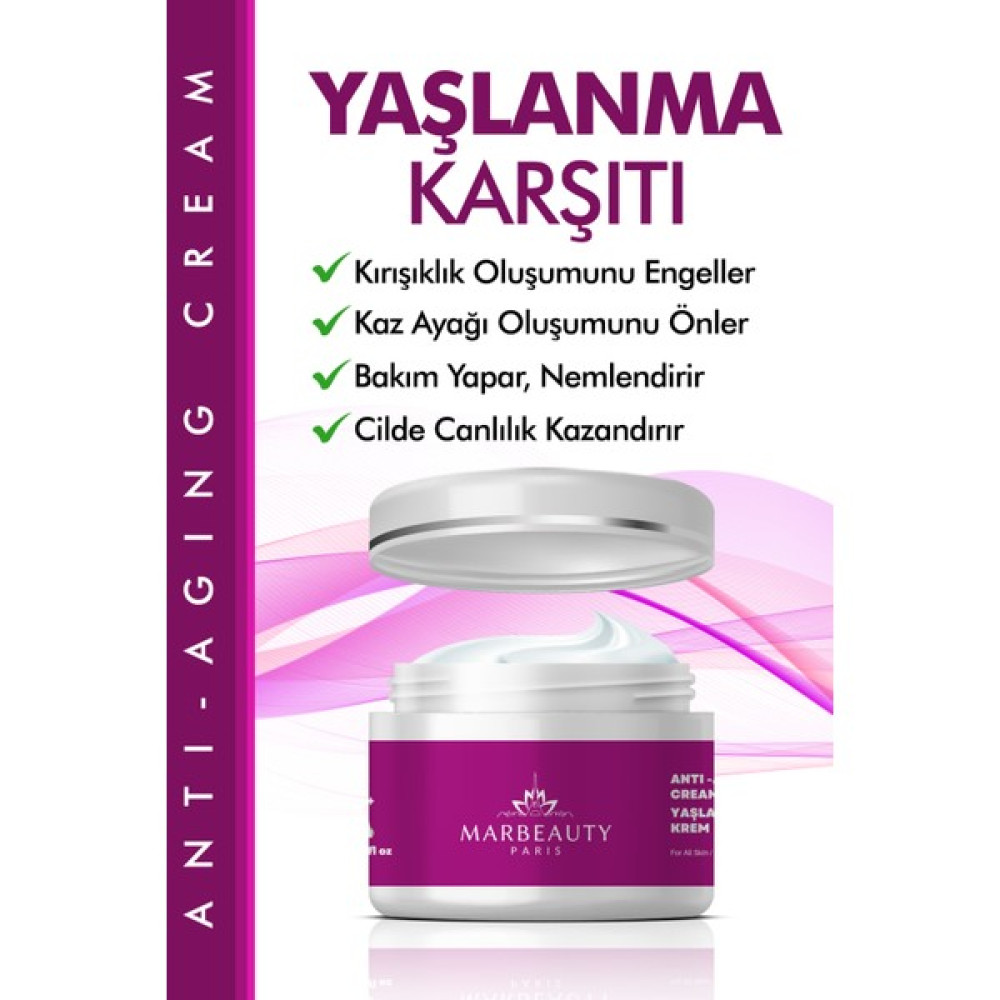 Marbeauty Yaşlanma Karşıtı ve Kırışıklı Giderici Krem 50 ml - boş Anti-Aging / Yaşlanma Karşıtı Fiyatı