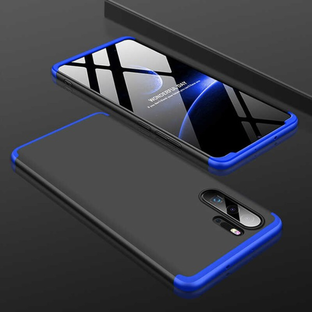 Marbil Bilişim Huawei P30 Pro 360° Korumalı Sert Ince Kılıf - Siyah - Mavi Cep Telefonu Kılıfı Fiyatı